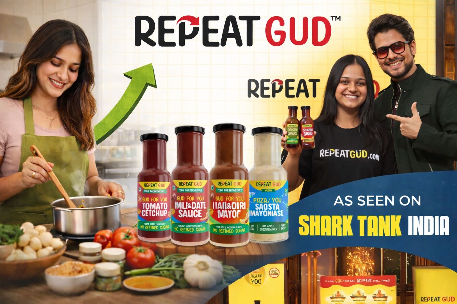 WOW STORY OF THE DAY:  From Home Kitchen to Healthy Sauce Revolution: The Inspiring Rise of Repeat Gud