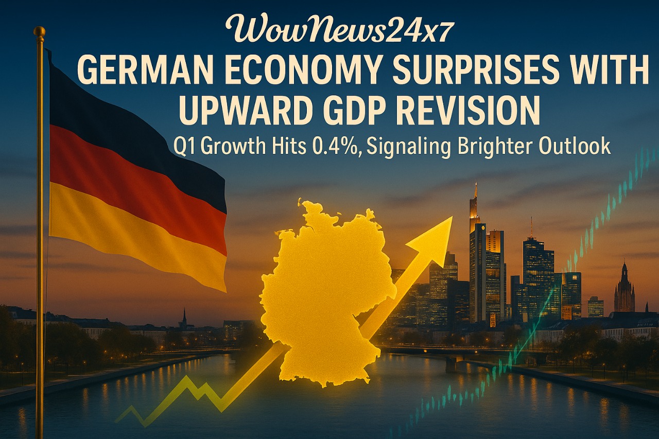 German Economy Surprises with Upward GDP Revision: Q1 Growth Hits 0.4%, Signaling Brighter Outlook