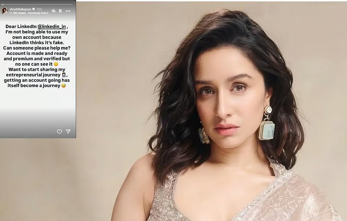Verified But Invisible: Shraddha Kapoor’s LinkedIn Account Faces Identity Crisis