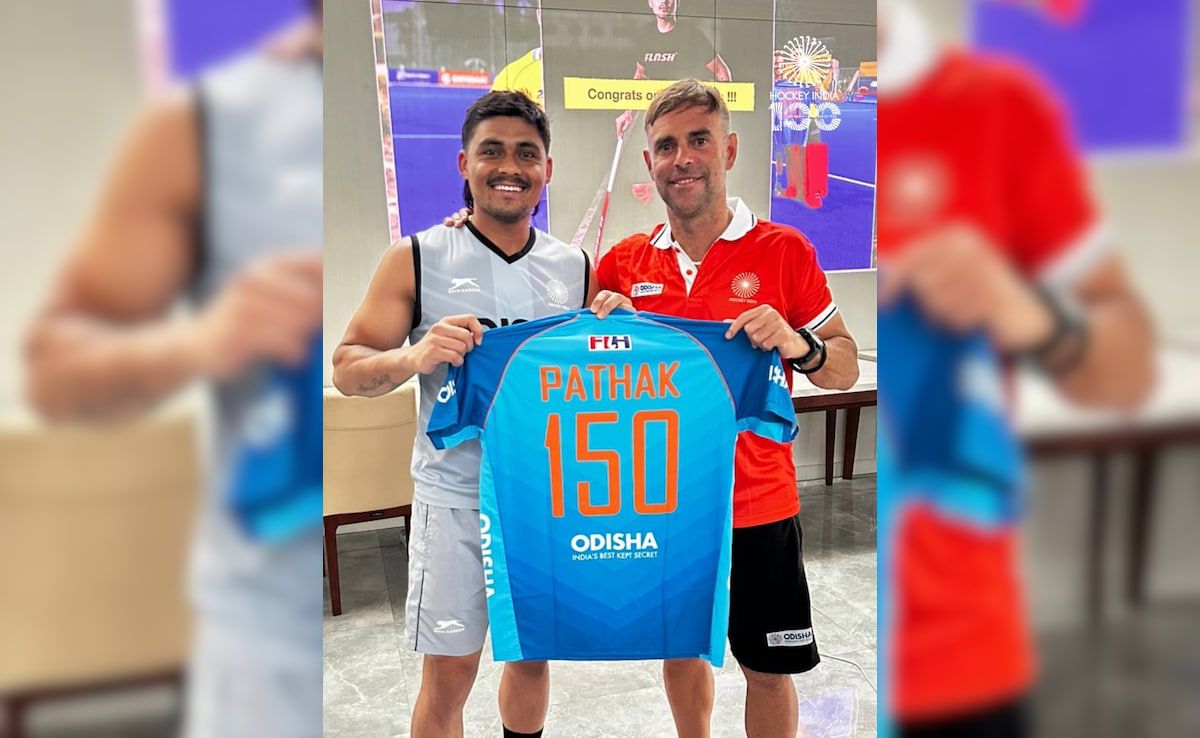 Guarding Glory: Krishan B Pathak Hits 150 International Caps, Hockey India Applauds