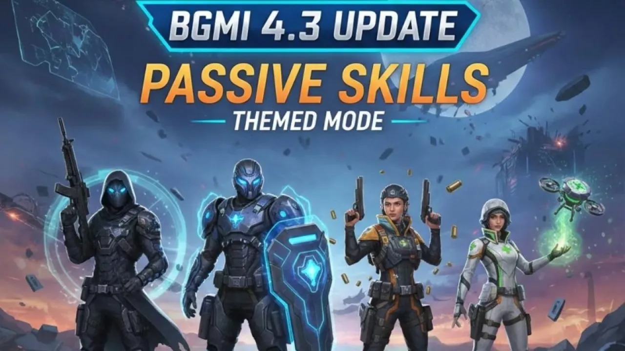 BGMI 4.3 Update Rolls Out With Superpowers, Passive Skills Mode, and Fresh Gameplay Enhancements