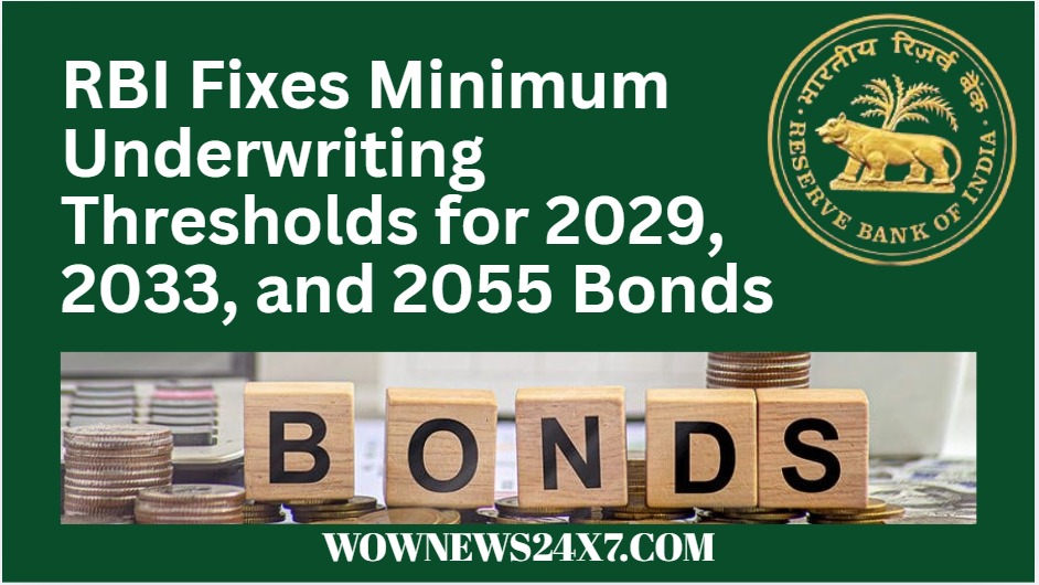 RBI Sets ₹7.9 Billion Minimum Underwriting Commitments for 2029, 2033, and 2055 Bonds to Anchor Debt Market Stability