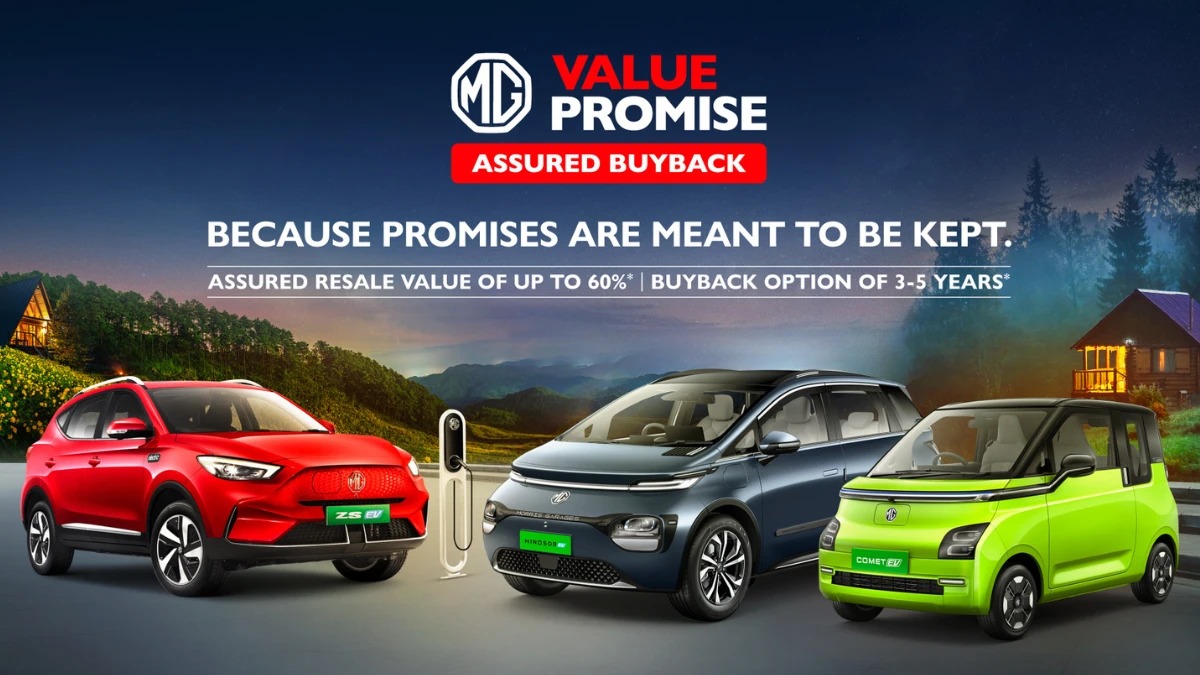 MG Motor India Extends Assured Buy Back Program For EVs
