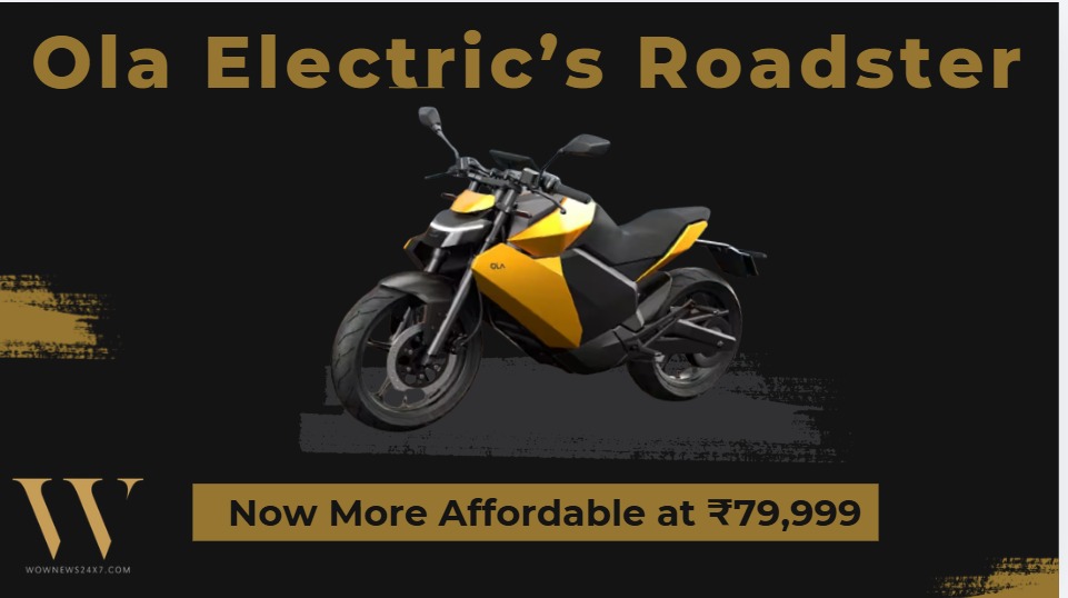 Budget-Friendly EVs: Ola Electric Roadster Range Now More Affordable at ₹79,999