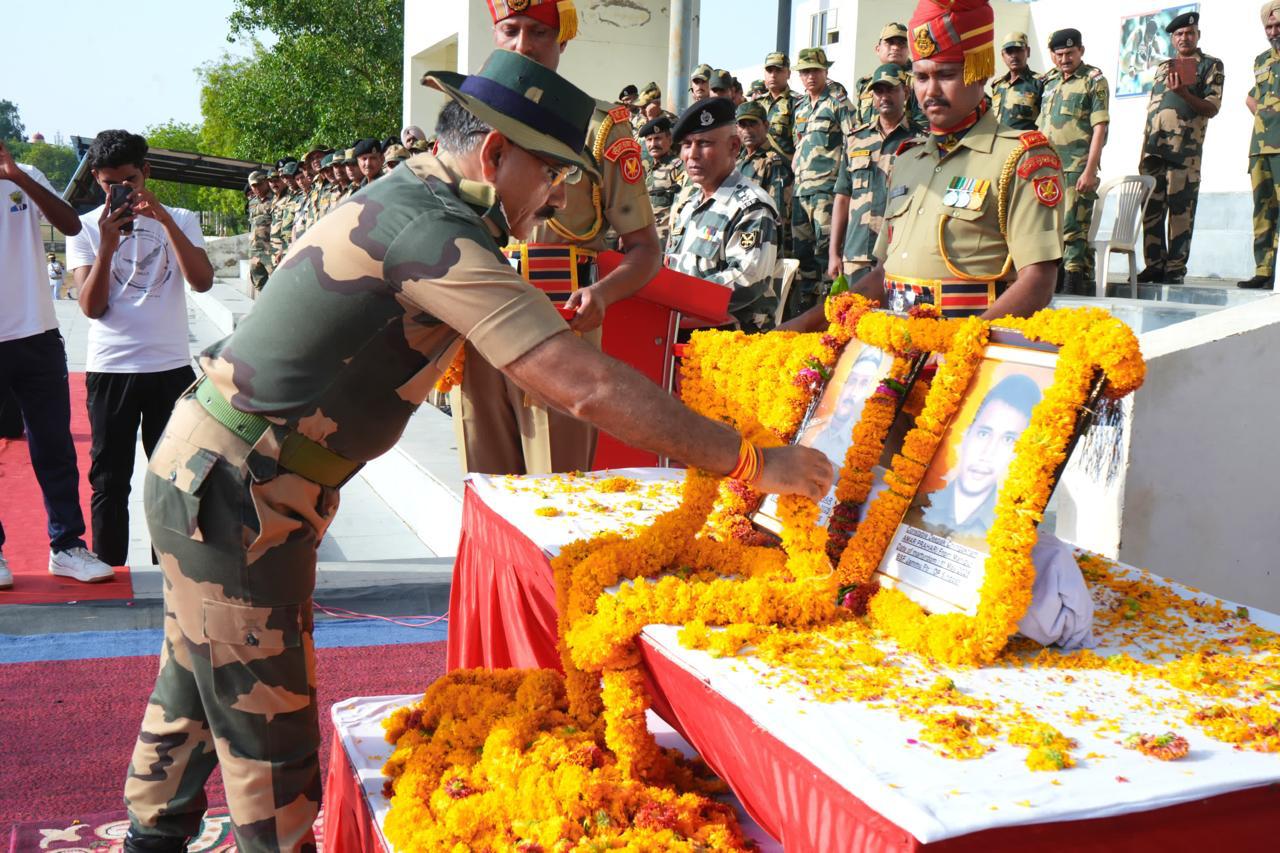 A March of Honour: Rustamji Institute Salutes Founder with Tri-Colour Rally