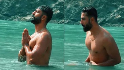 Vicky Kaushal Takes Holy Dip at Maha Kumbh in Prayagraj