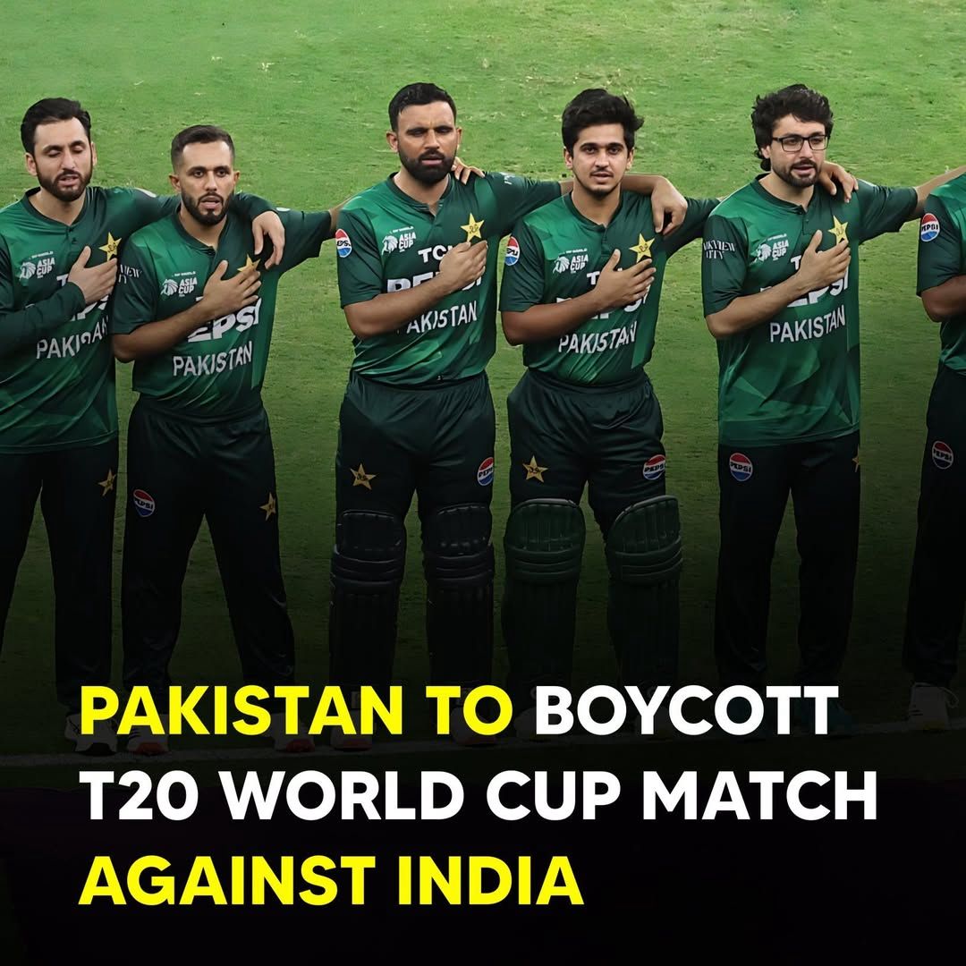 Pakistan Confirms Boycott of India Clash at T20 World Cup 2026; ICC Warns of Fallout