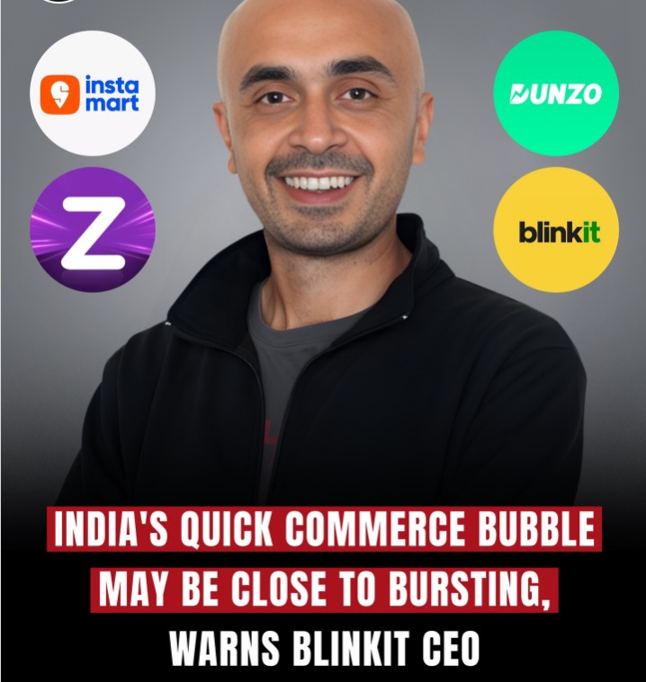 Quick Commerce Crunch: Blinkit CEO Warns Of Bubble Risks