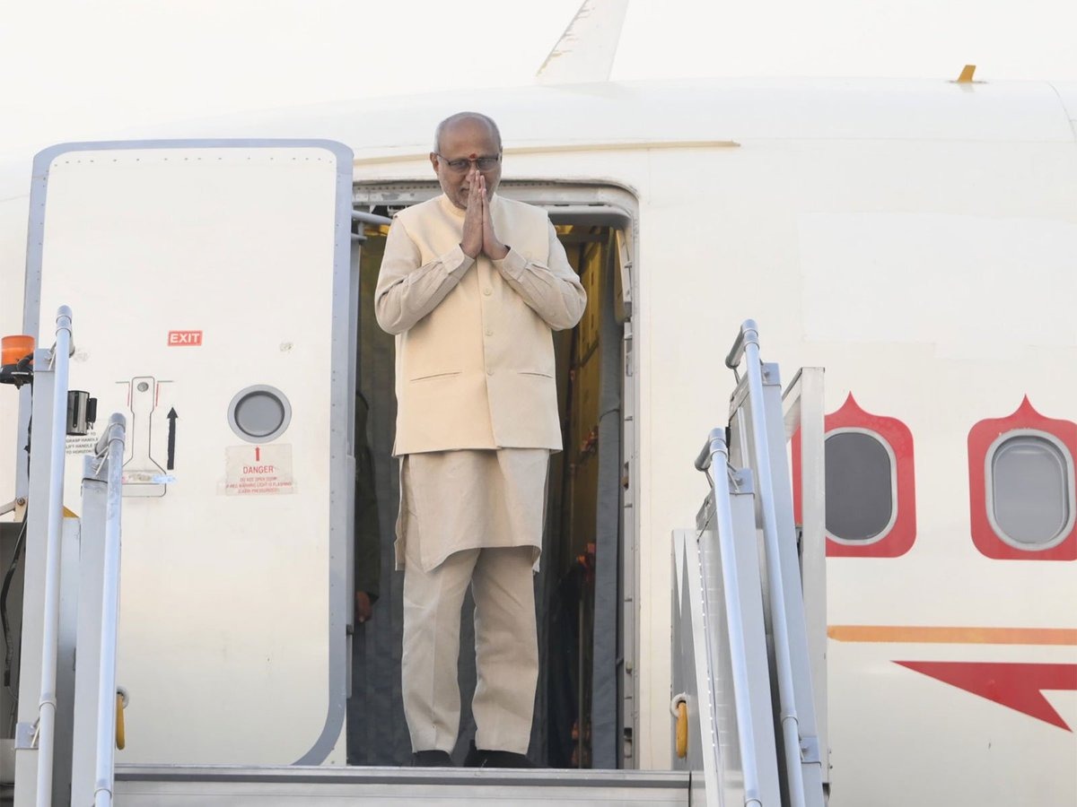 Vice President C P Radhakrishnan Embarks On First Bilateral Visit To Sri Lanka